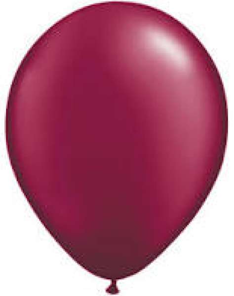 50 Luftballon-Standard- 30cm Burgund